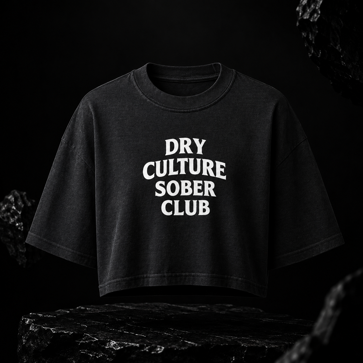 DRY CULTURE SOBER CLUB Women's Cropped Tee