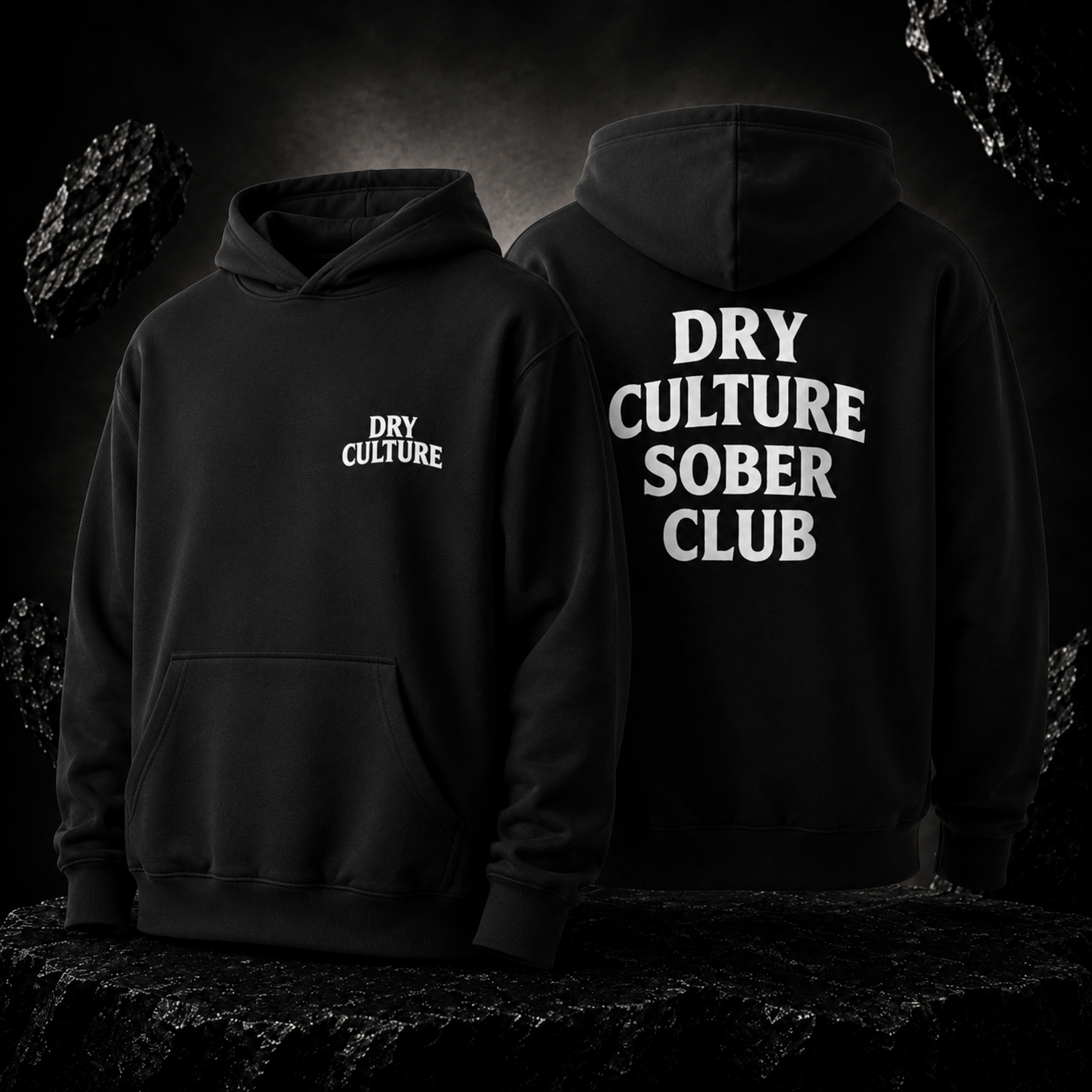 DRY CULTURE SOBER CLUB Box Hoodie